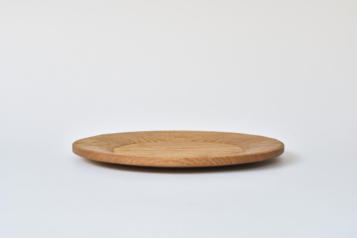 ＊pochi＊様　　富井貴志 栗リム皿 富井貴志】栗リム皿_24cm | WELL | 豊かな暮らしをつくる国産