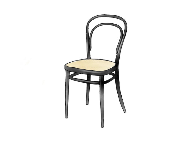 椅子のデザイン①　曲木の要素を持つ名作椅子
