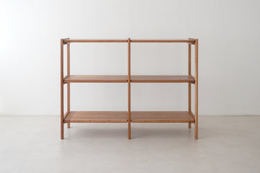 【サンプルセール：50%OFF】FLAX Shelf 2×2 (ブラックチェリー材)