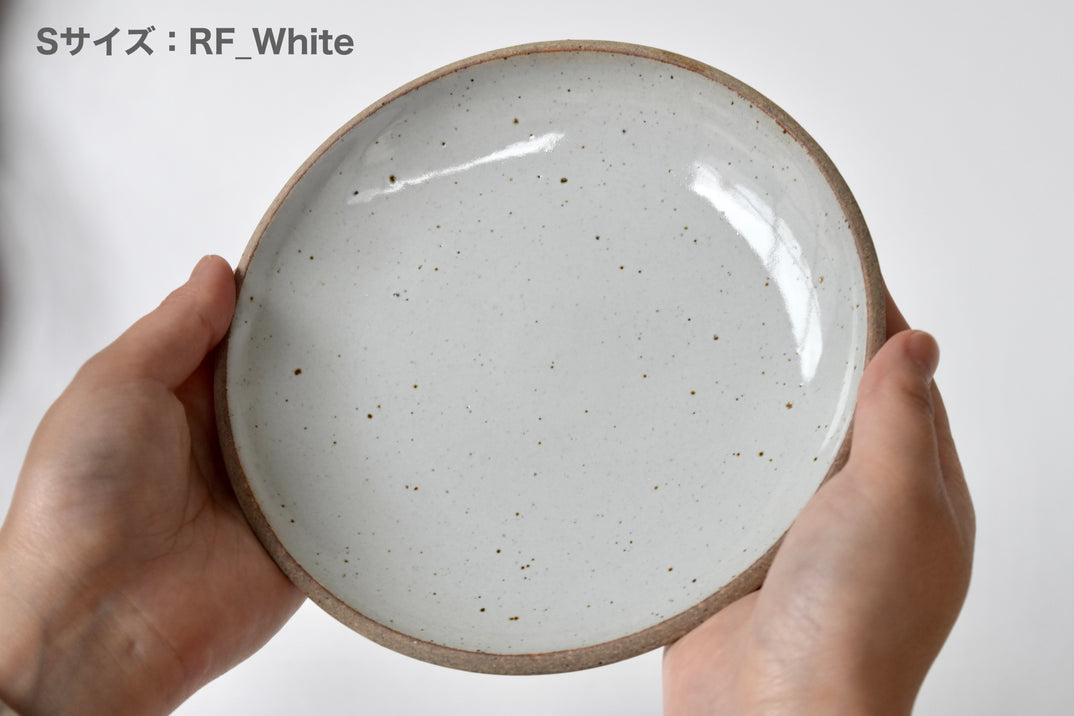 【ONE KILN】Cultivate / Bounotsu Clay Plate_S_OF White（ワンキルン）