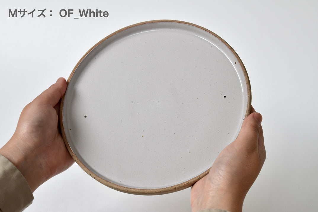 【ONE KILN】Cultivate / Flat Plate_M_RF White（ワンキルン）