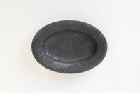 【ONE KILN】Ash / Pebble Oval Plate_SS（ワンキルン）