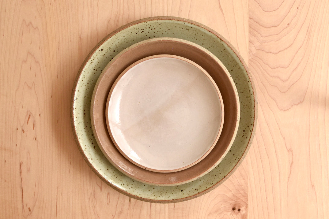 【ONE KILN】Cultivate /  Bounotsu Clay Plate_L_RF White（ワンキルン）