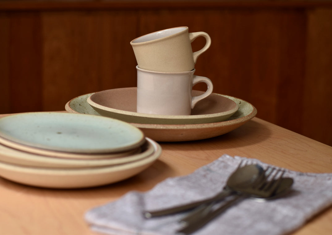 【ONE KILN】Cultivate / Bounotsu Clay Plate_S_OF Clear（ワンキルン）